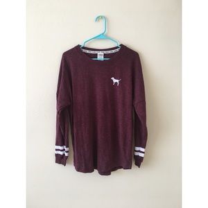 VS Pink - Spirit Jersey in maroon